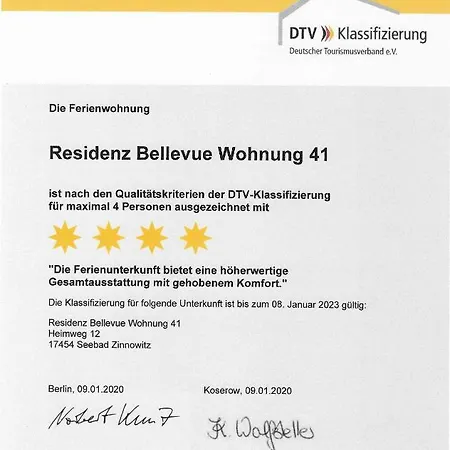 Residenz Bellevue 41 Cc Herrmann Apartman *